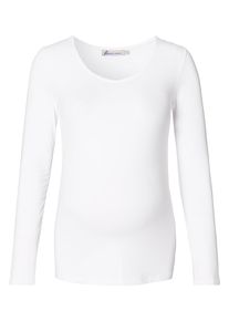 Queen mum, Damen Langarmshirt, Wei&szlig;
