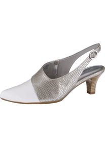 Gerry Weber, Damen Pumps 'Carvella', Silber / Wei&szlig;