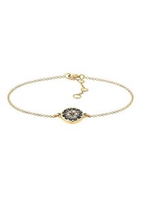 Elli, Damen Armband, Dunkelblau / Gold / Weiß