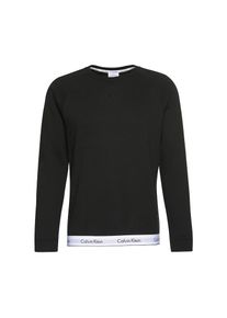 Calvin Klein Underwear, Herren Unifarbenes Sweatshirt, Schwarz