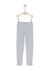 s.Oliver Junior, Mädchen Stretchige Ringelleggings, Schwarz / Weiß