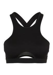 Puma, Damen Sport-BH mit Mesh-Einsatz, Schwarz