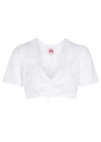 Spieth & Wensky SPIETH & WENSKY, Damen Dirndlbluse "Heida", Wei&szlig;