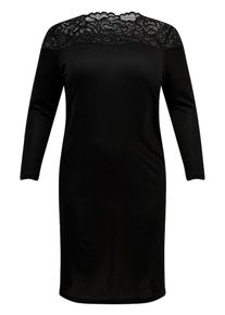Only Carmakoma, Damen Curvy Spitzen Kleid, Schwarz