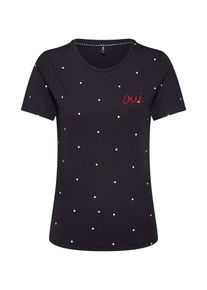 Only, Damen Shirt 'onlBONE', Navy / Weiß