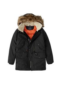 Abercrombie & Fitch Abercrombie & Fitch, Herren Parka 'EXPEDITION PARKA 4CC', Schwarz