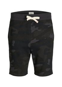 Jack & Jones JACK & JONES, Herren Sweatshorts, Graphit / Khaki / Schwarz
