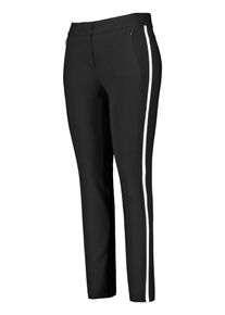 SAMOON, Damen Hose 'Betty', Schwarz / Weiß