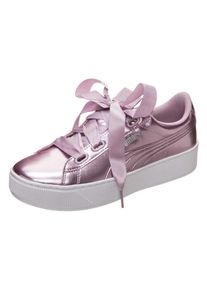 Puma, Damen Sneaker 'Vikky Platform Ribbon Patent', Lila
