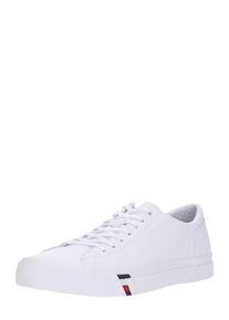 Tommy Hilfiger, Herren Sneaker 'CORPORATE LEATHER SNEAKER', Wei&szlig;