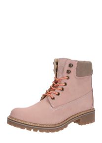 Apple of Eden, Damen Schn&uuml;rstiefelette 'Star', Ros&eacute;