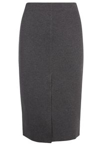 Apart, Damen Strickrock mit Saumschlitz, Graphit