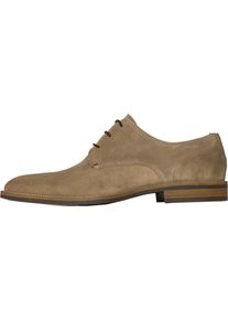 Tommy Hilfiger, Herren Halbschuh 'ESSENTIAL SUEDE LACE UP DERBY', Hellbraun