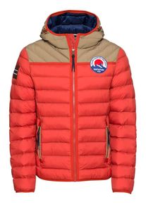 Napapijri, Herren Steppjacke 'ARTICAGE 1', Beige / Rot