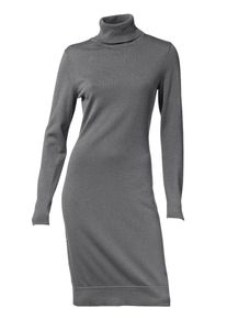 Heine, Damen Strickkleid, Graumeliert