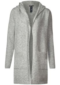 Street One, Damen Strickjacke, Graumeliert