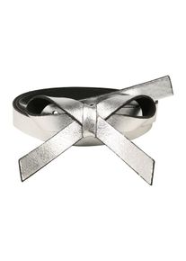 Vanzetti, Damen Lederg&uuml;rtel 1.5cm, Silber