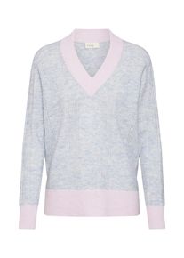 Levete Room, Damen Pullover 'CILLE 4', Hellblau / Rosa