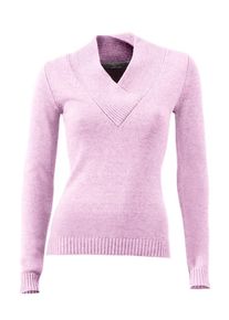 Heine, Damen V-Pullover, Flieder
