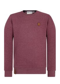 Naketano, Herren Sweatshirt 'Sheriff Von Huckingen', Weinrot