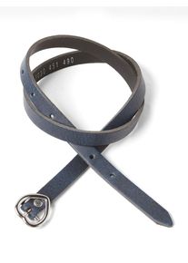 Tom Tailor, Damen Ledergürtel, Taubenblau
