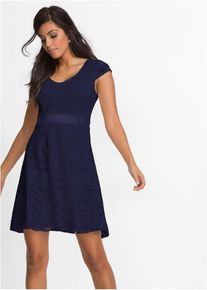 bonprix, Damen Jerseykleid, Dunkelblau