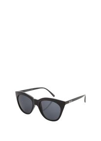 Le Specs, Damen Sonnenbrille 'Halfmoon Magic', Schwarz