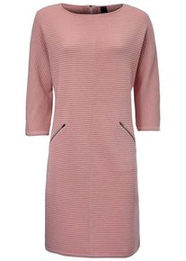 Heine, Damen Strickkleid mit Dreiviertelärmel, Rosé