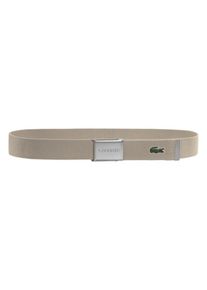 Lacoste, Herren Stoffg&uuml;rtel, Beige