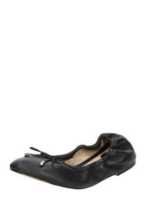 Buffalo, Damen Ballerina mit Schleife, Schwarz