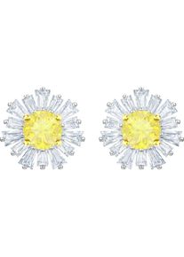 Swarovski, Damen Ohrstecker 'Sunshine', Gelb / Silber