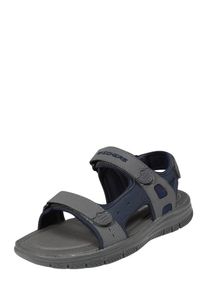 Skechers, Herren Sandale 'Flex AdvantageS - Upwell', Dunkelblau / Grau