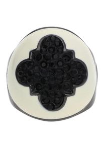 Guess, Damen Fingerring, Beige / Schwarz