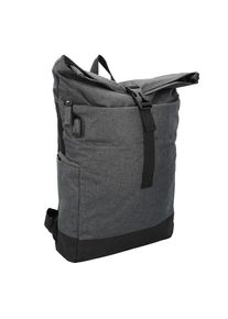 Camel Active, Herren Rucksack mit Laptopfach 'Hong Kong', Dunkelgrau / Schwarz