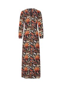 Selected Femme, Damen Maxikleid 'IVA ORIANA', Hummer / Schwarz / Naturweiß