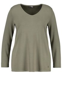 SAMOON, Damen T-Shirt, Khaki