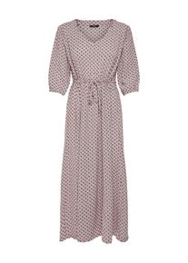 Only, Damen Kleid, Grau / Altrosa