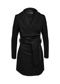 Mbym, Damen Asymmetrischer Mantel 'Mika', Schwarz