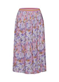 Rich & Royal Rich & Royal, Damen Rock 'Skirt Plissee', Lila / Lavendel / Orange