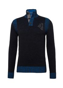 Tom Tailor, Herren Pullover, Blau / Anthrazit