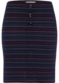 Esprit, Damen Minirock, Ultramarinblau / Grau / Hellpink / Blutrot