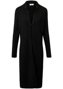 Peter Hahn, Damen Strickmantel, Schwarz