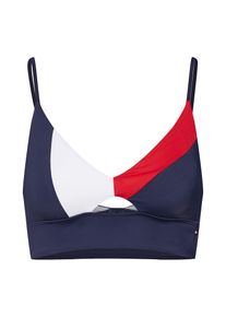 Tommy Hilfiger Underwear, Damen Bikinioberteil 'BRALETTE RP', Navy / Rot / Weiß
