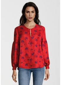 SET, Damen Tunika mit Blu, Blau / Dunkellila / Rot