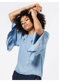 Only, Damen Shirt mit weiten Ärmeln 'onlHALEY', Blue Denim