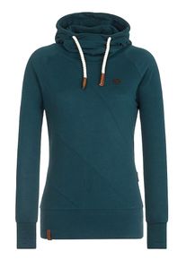Naketano, Damen Sweatshirt 'Mandy', Braun / Petrol / Weiß
