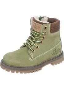 s.Oliver Junior, M&auml;dchen Winterstiefel f&uuml;r M&auml;dchen, Braun / Gr&uuml;n