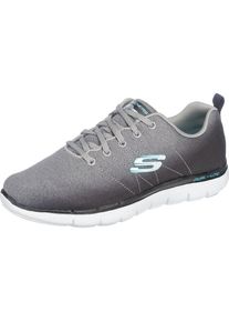 Skechers, Damen Schn&uuml;rer, Grau / Wei&szlig;