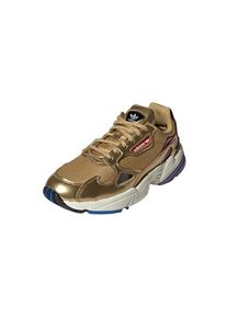 adidas originals, Damen Sneaker 'Falcon', Gold / Wei&szlig;