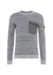 Jack & Jones JACK & JONES, Herren - Pullover & Strickjacken 'JCOCRAFT KNIT CREW NECK', Hellgrau